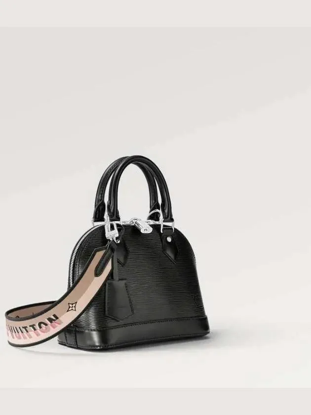 Alma BB Epi Tote Bag Black
