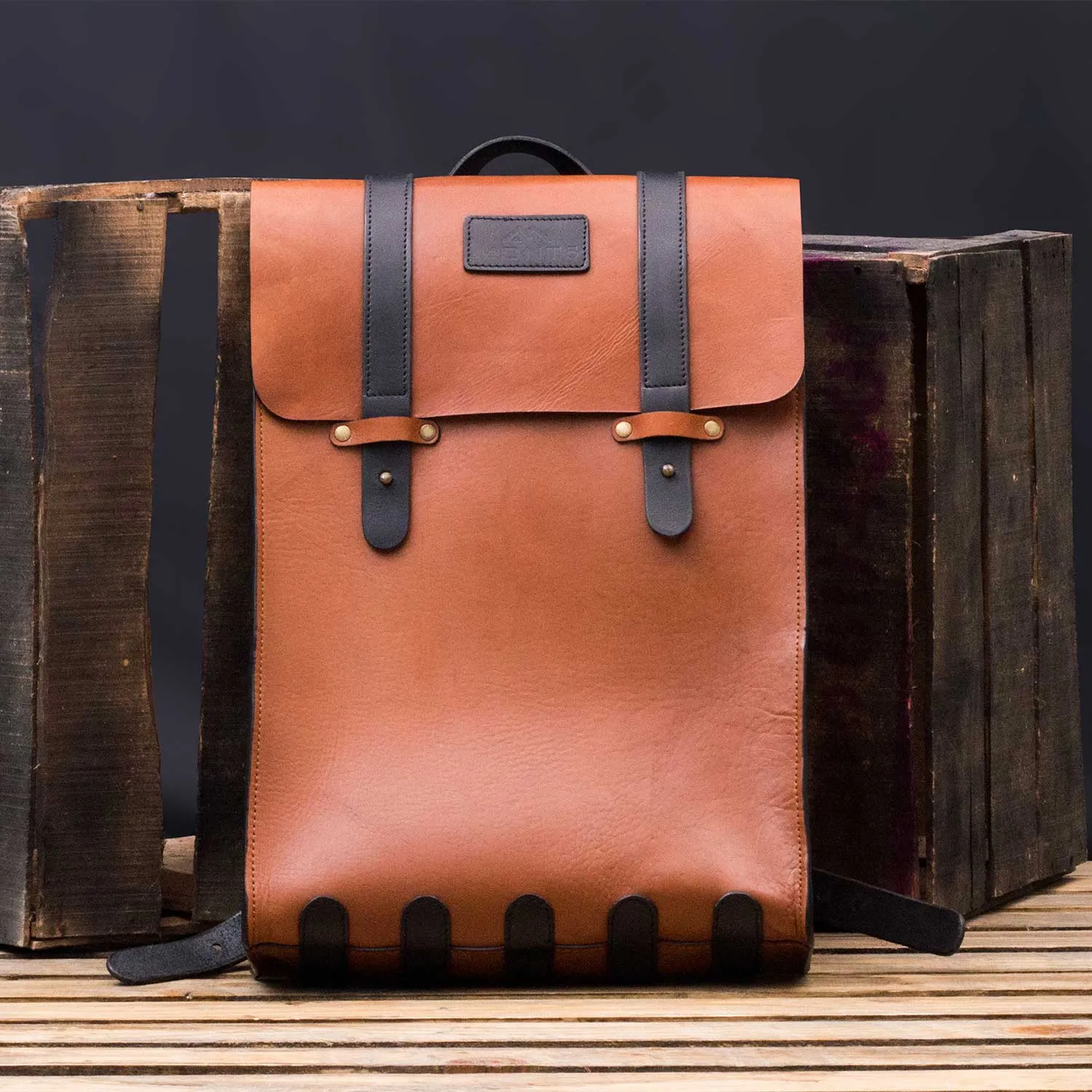 Banjosa Everyday Vintage Leather Backpack