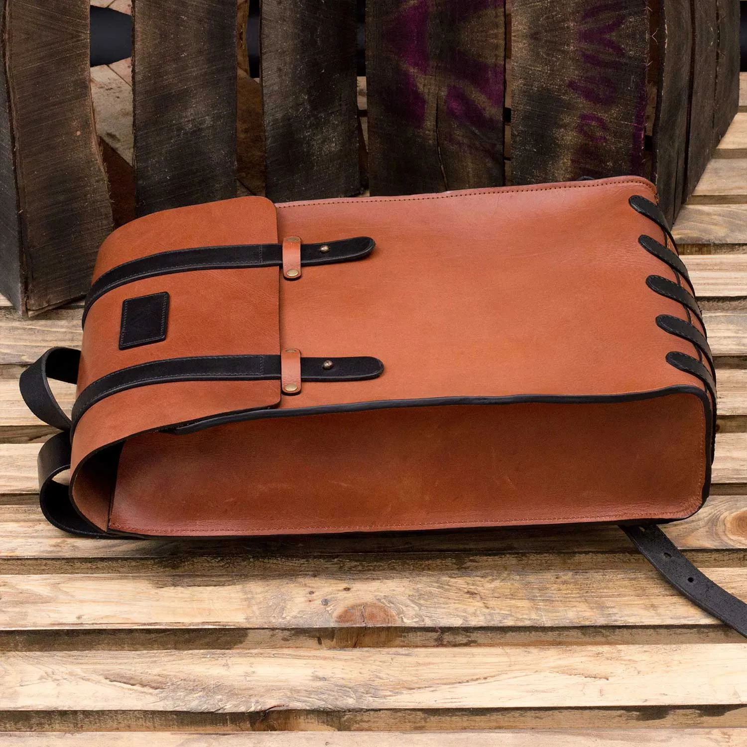 Banjosa Everyday Vintage Leather Backpack
