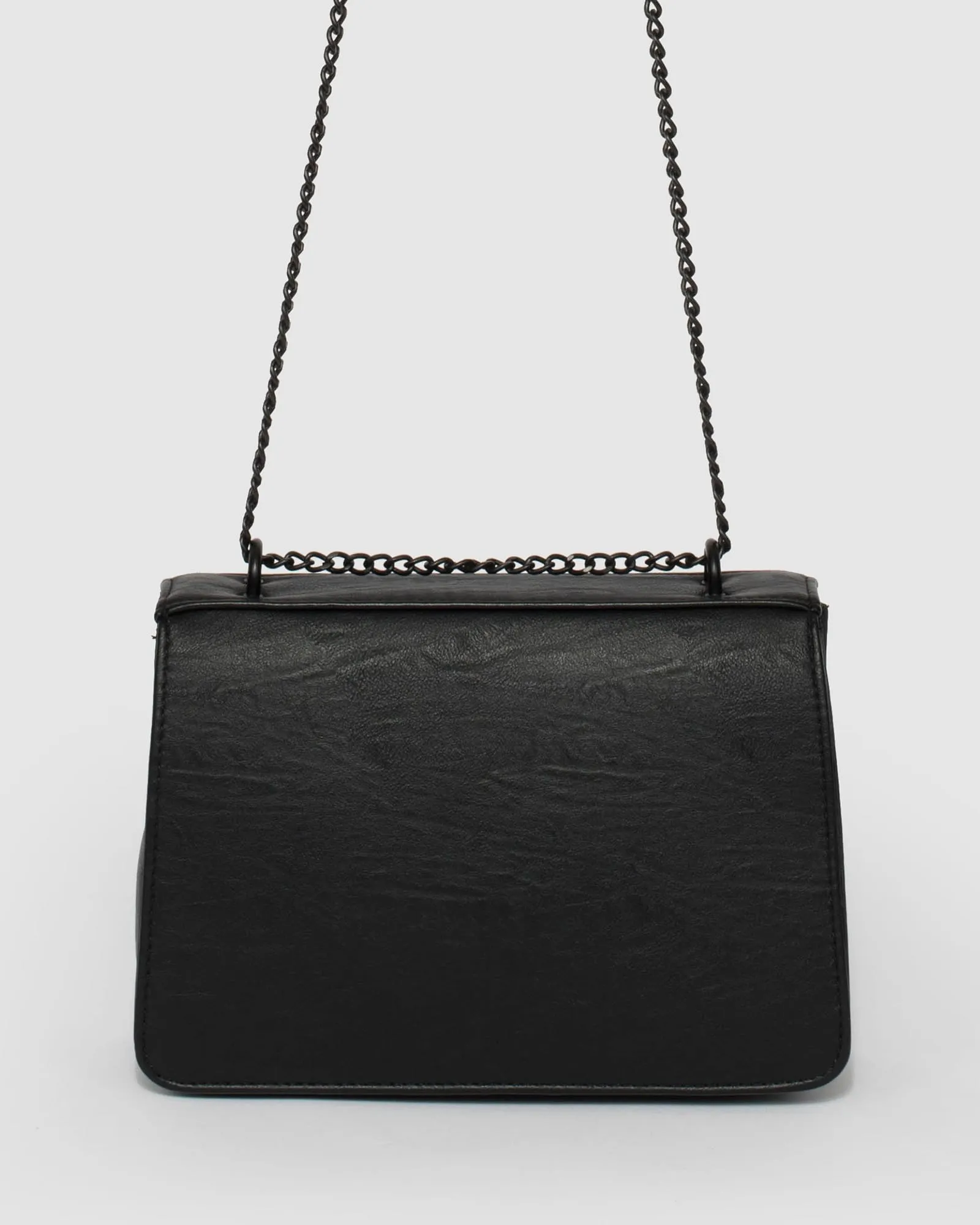 Black Adie Quilt Crossbody Bag