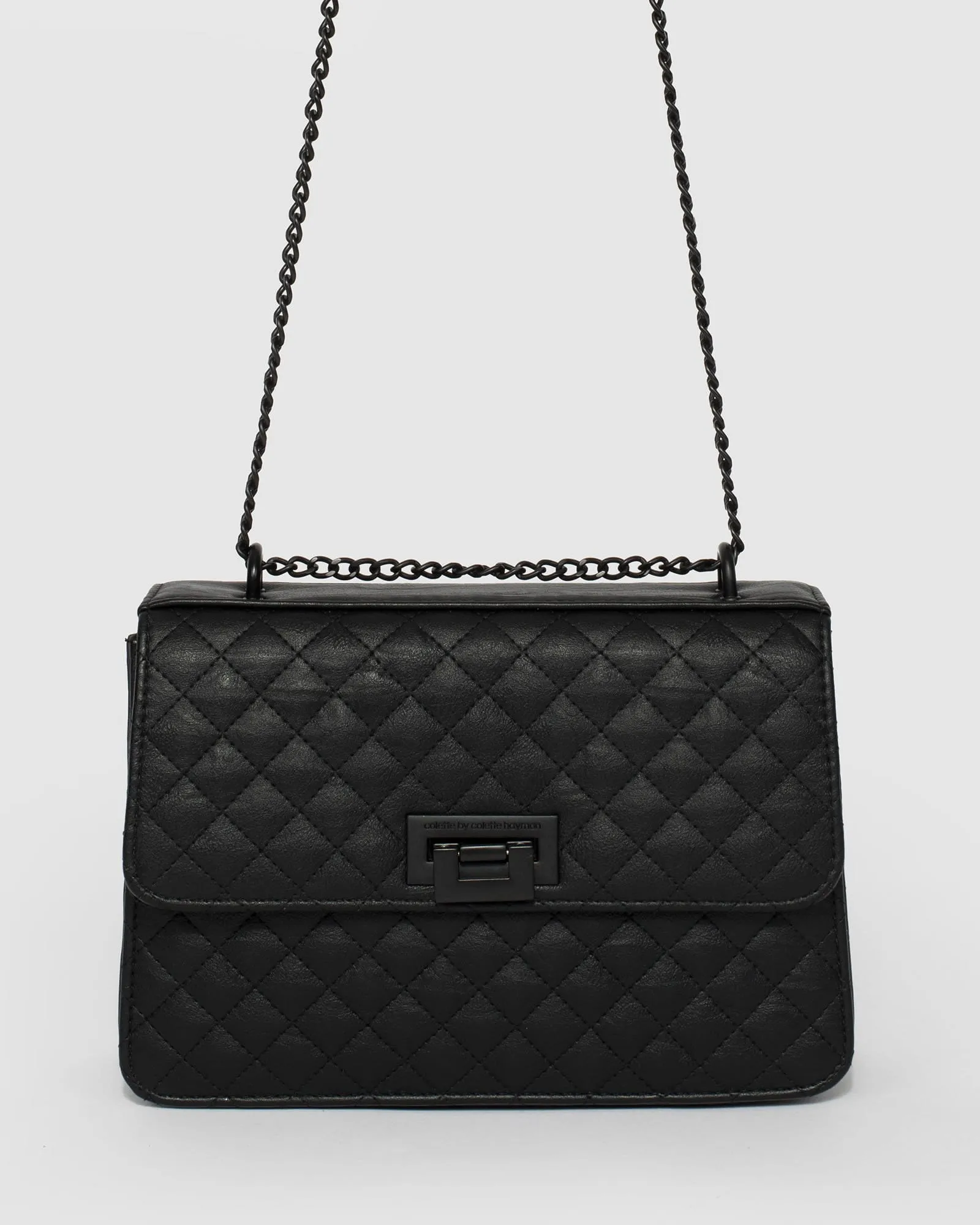 Black Adie Quilt Crossbody Bag