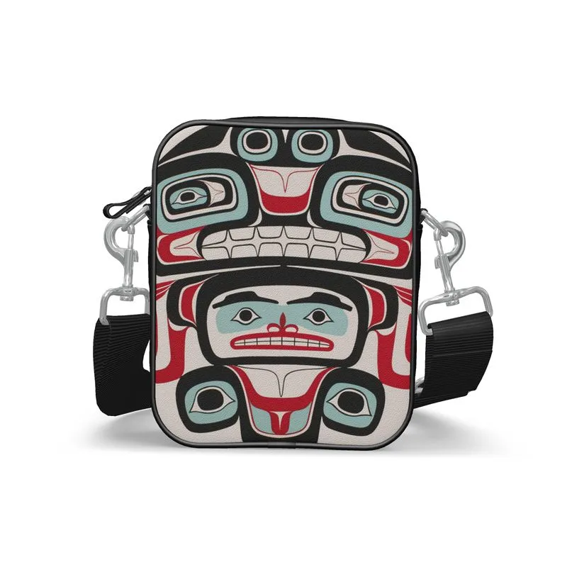 Box Drum Design Crossbody Bag - Medium