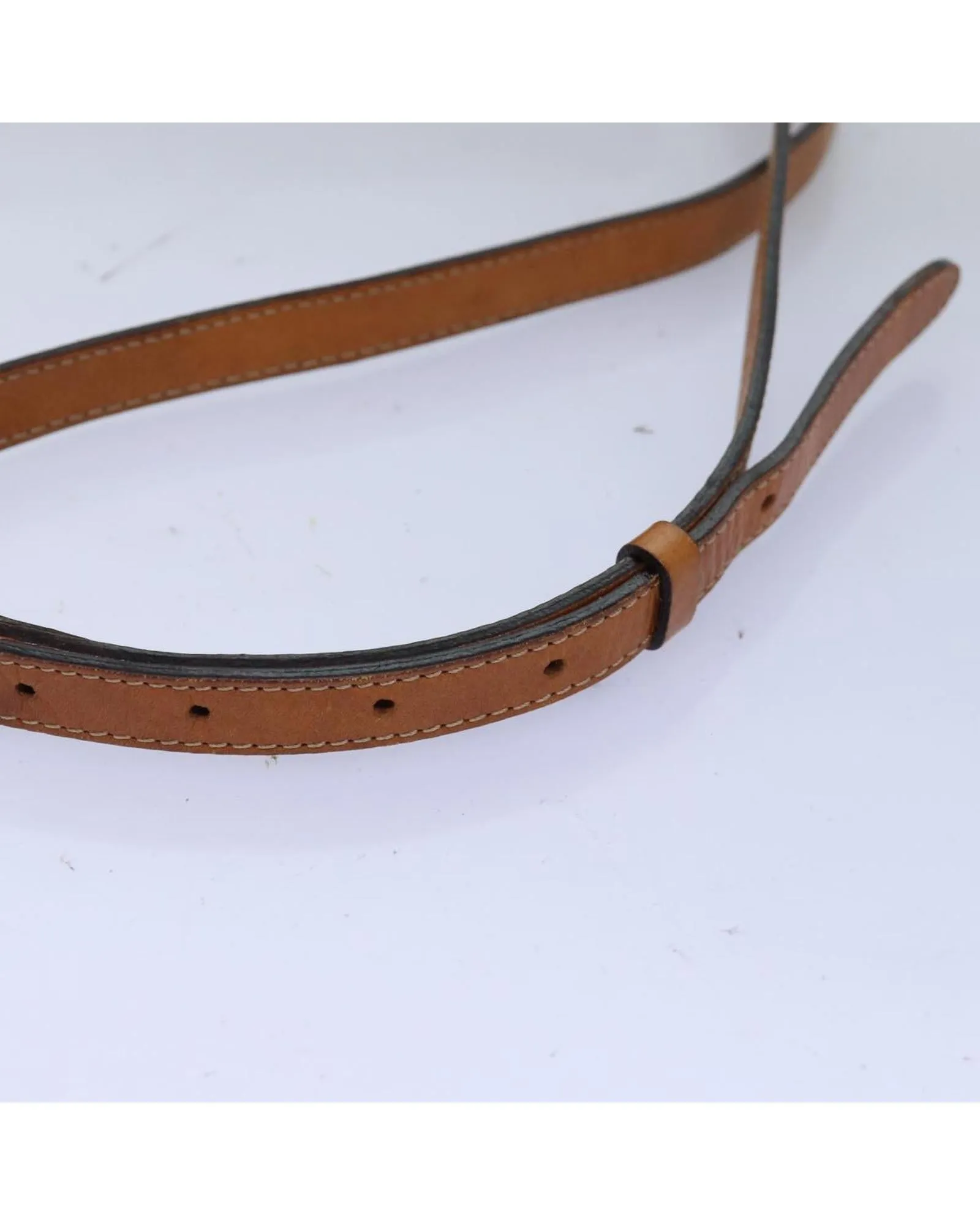 CELINE Vintage Brown Canvas & Leather Crossbody Bag