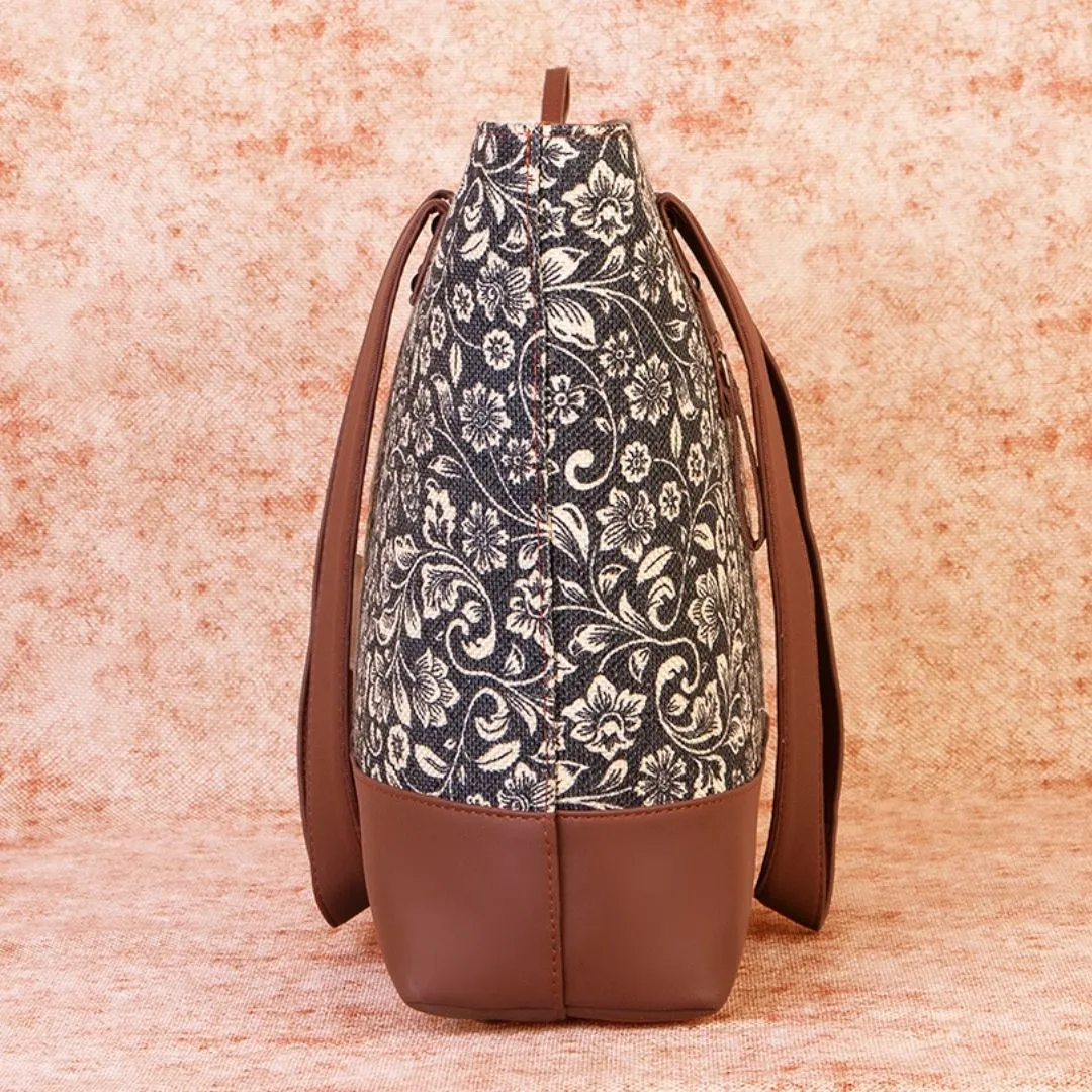 FloMotif Shoulder Tote Bag