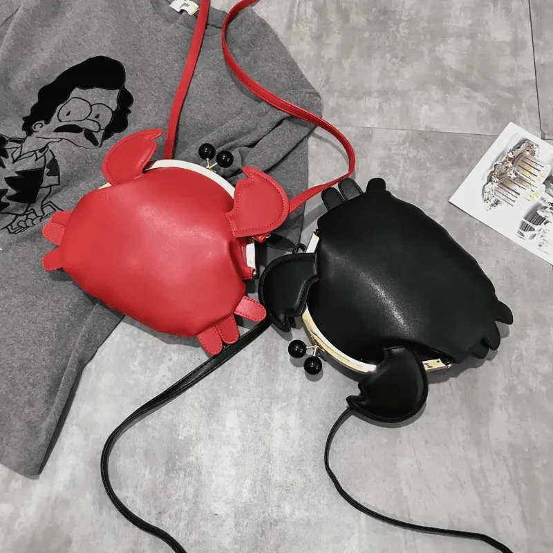 Kawaii Crab Crossbody Bag