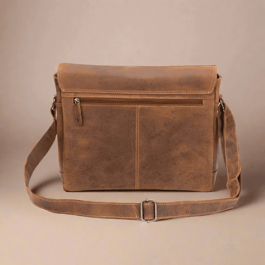 Leather Messenger Bag Sandal