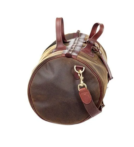 Melvill & Moon Waxed Cotton Short Safari Duffel Bag