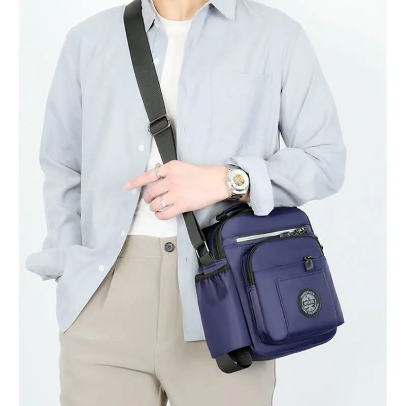Messenger Bag Shoulder Bags Man Purses Multi-Pocket Small Crossbody Bag