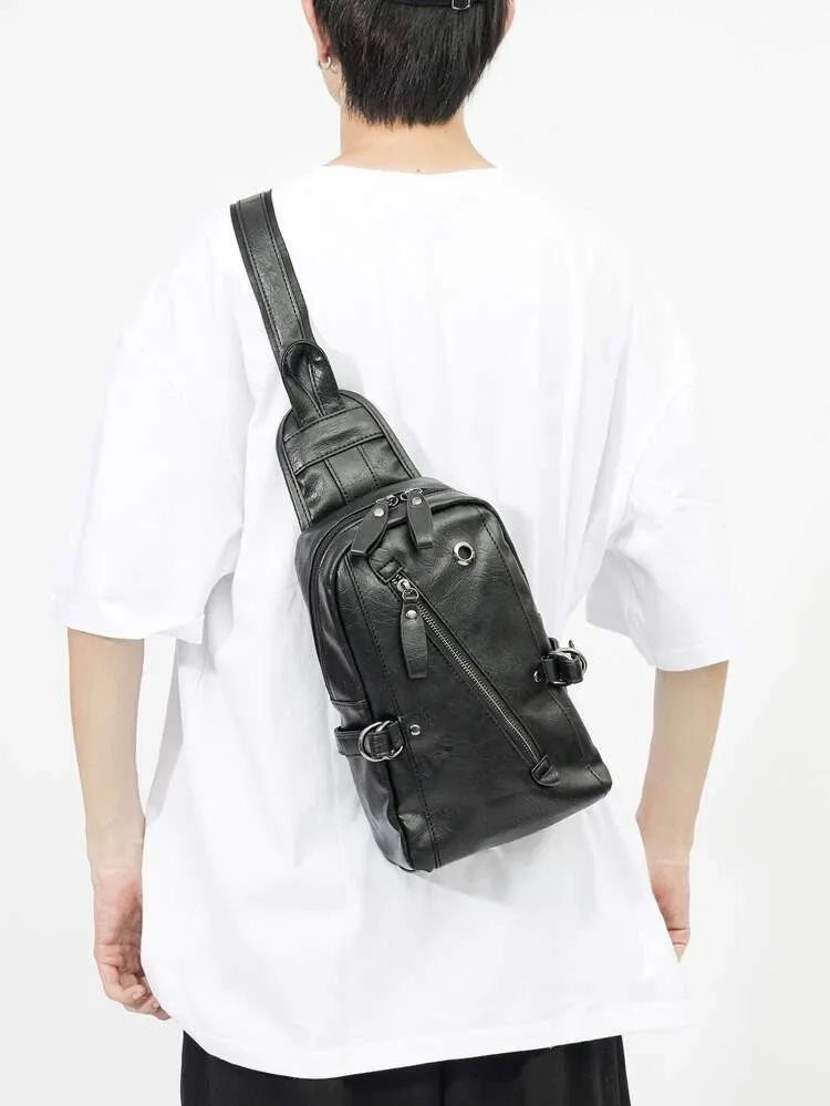 Mini Men Zip Front Sling Bag S4518880