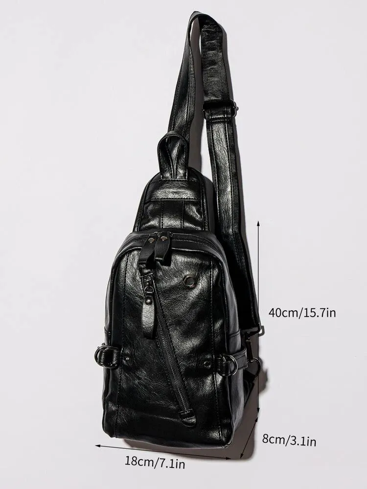 Mini Men Zip Front Sling Bag S4518880