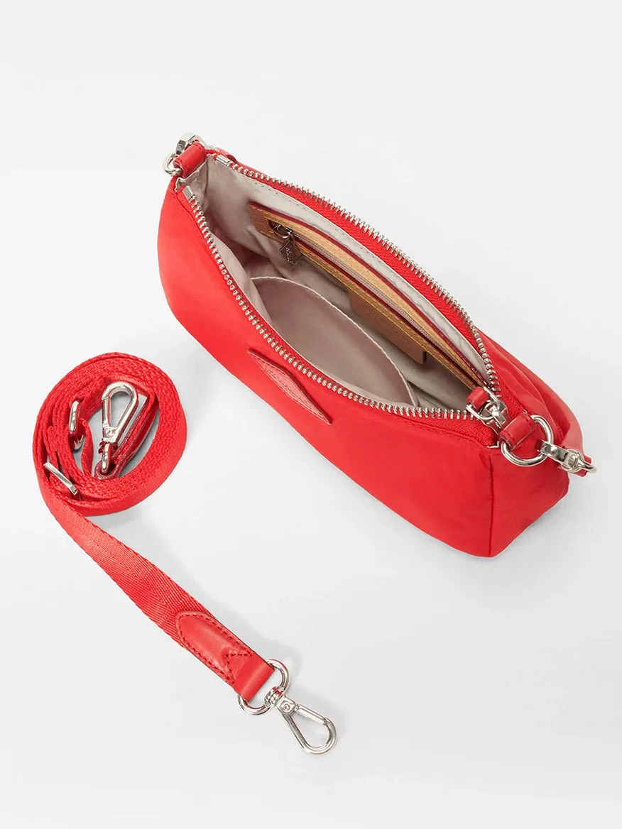 MZ Wallace Mini Chelsea Shoulder in Bright Cherry Bedford