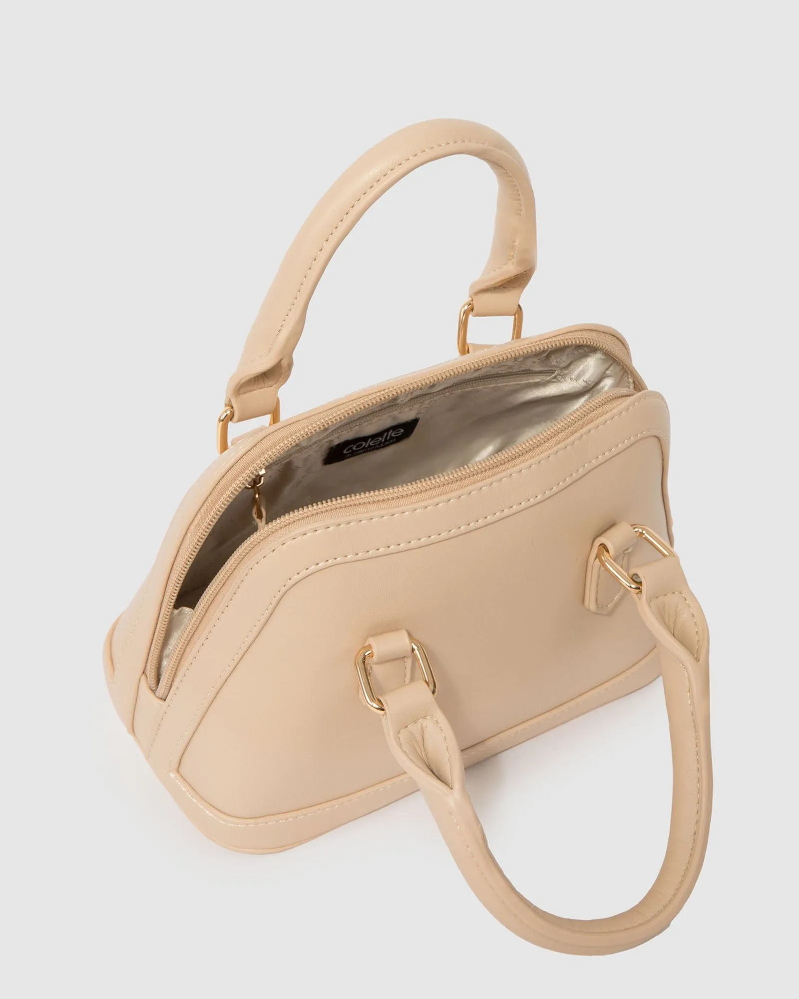 Natural Vika Mini Tote Bag