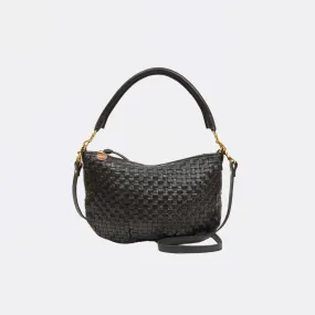Petit Moyen Messenger (Woven Checker Black)