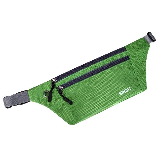 Running Waist Bag Waterproof Mobile Phone Holder Pouch Jogging Belt Belly Bag Women Gym Fitness Bag Outdoor Sport Accessories