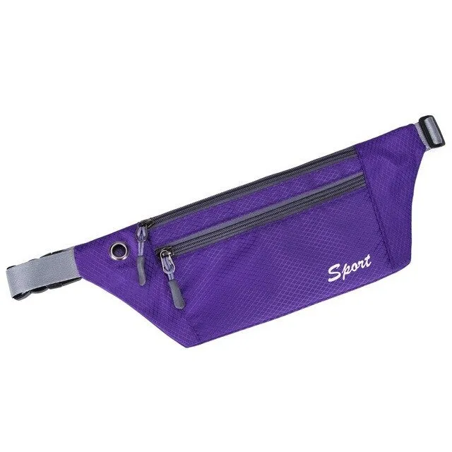 Running Waist Bag Waterproof Mobile Phone Holder Pouch Jogging Belt Belly Bag Women Gym Fitness Bag Outdoor Sport Accessories
