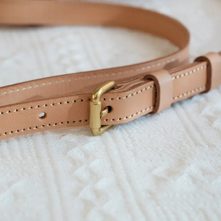 Small Ladies Barrel Bag Leather Over The Shoulder Bag Leather Crossbody Purse
