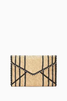 Straw Leo Clutch