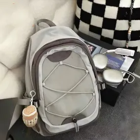 Uakiss Aesthetic Women Backpacks Harajuku Casual Nylon Outdoor Mochilas Para Mujer Vintage Subculture Students Commute Bag Female