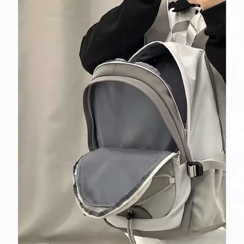 Uakiss Aesthetic Women Backpacks Harajuku Casual Nylon Outdoor Mochilas Para Mujer Vintage Subculture Students Commute Bag Female