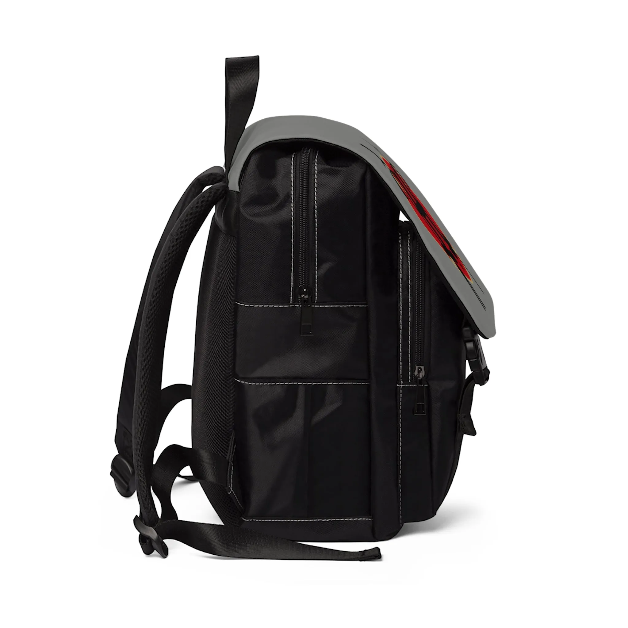 Unisex Shoulder Backpack - Halligans and Hookers Logo