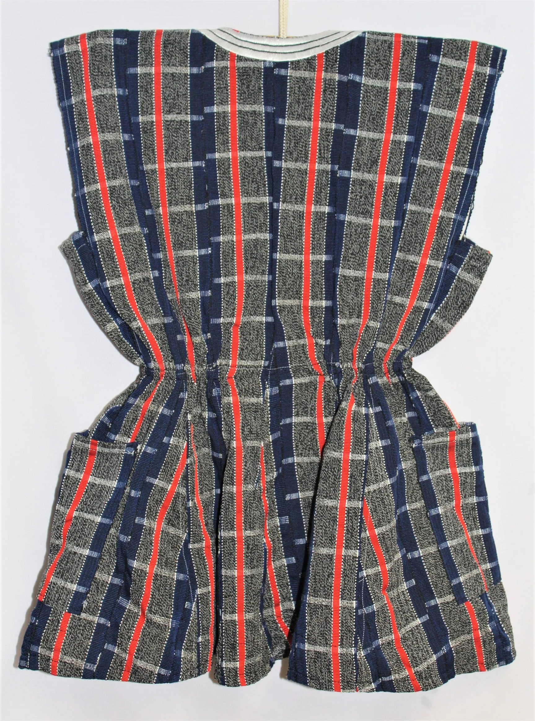 Women's Batakari Blouse - Red Stripe