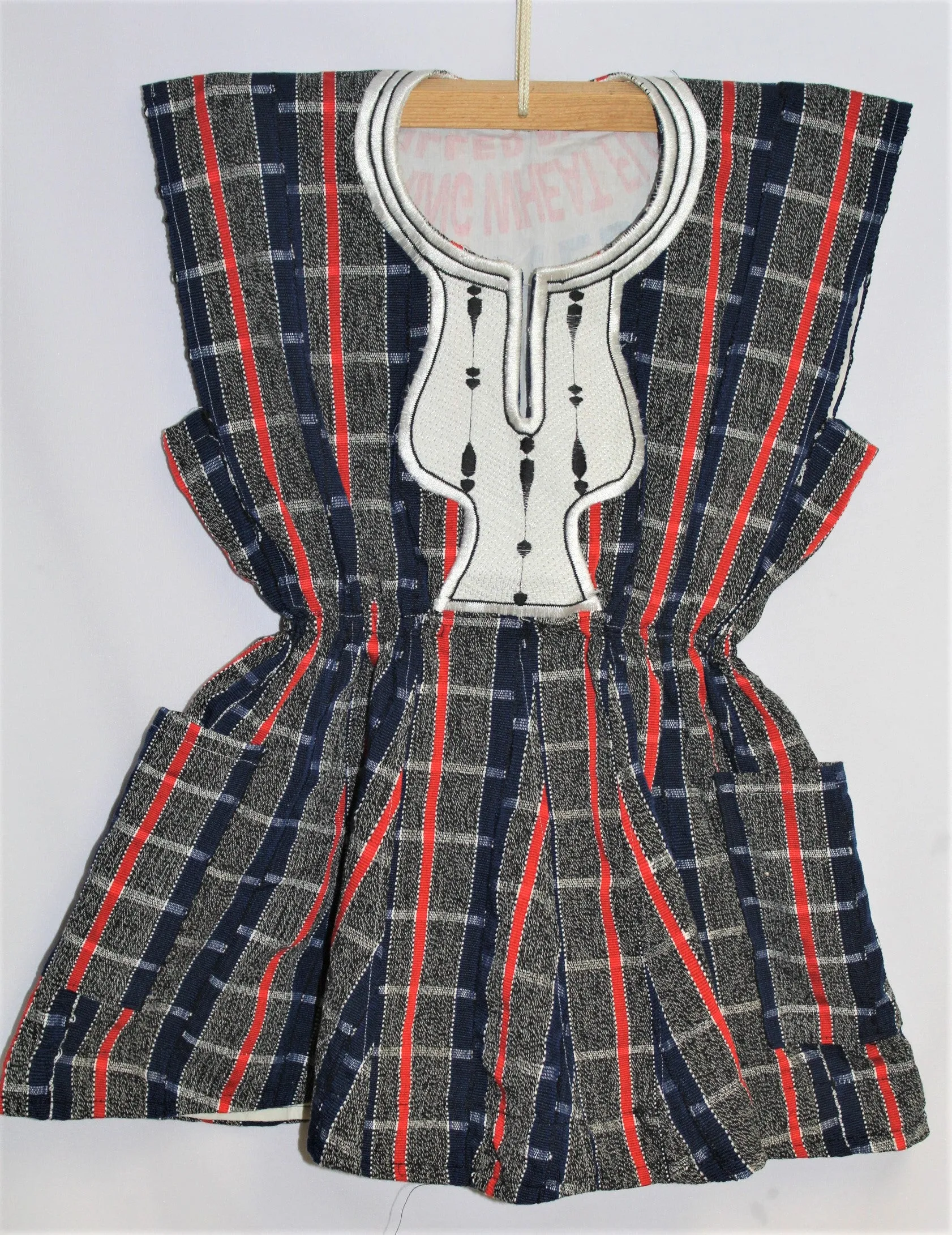 Women's Batakari Blouse - Red Stripe