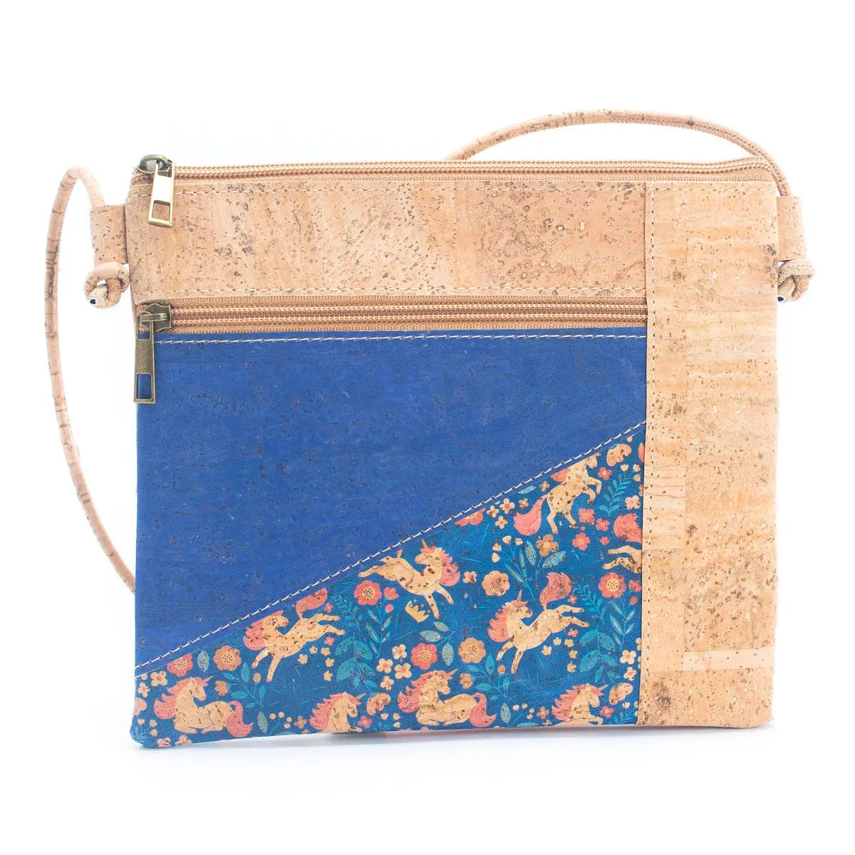 Women's Natural Cork Crossbody Bag  BAGP-225