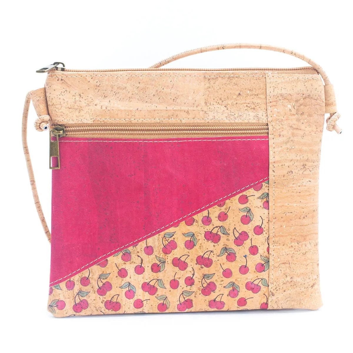 Women's Natural Cork Crossbody Bag  BAGP-225