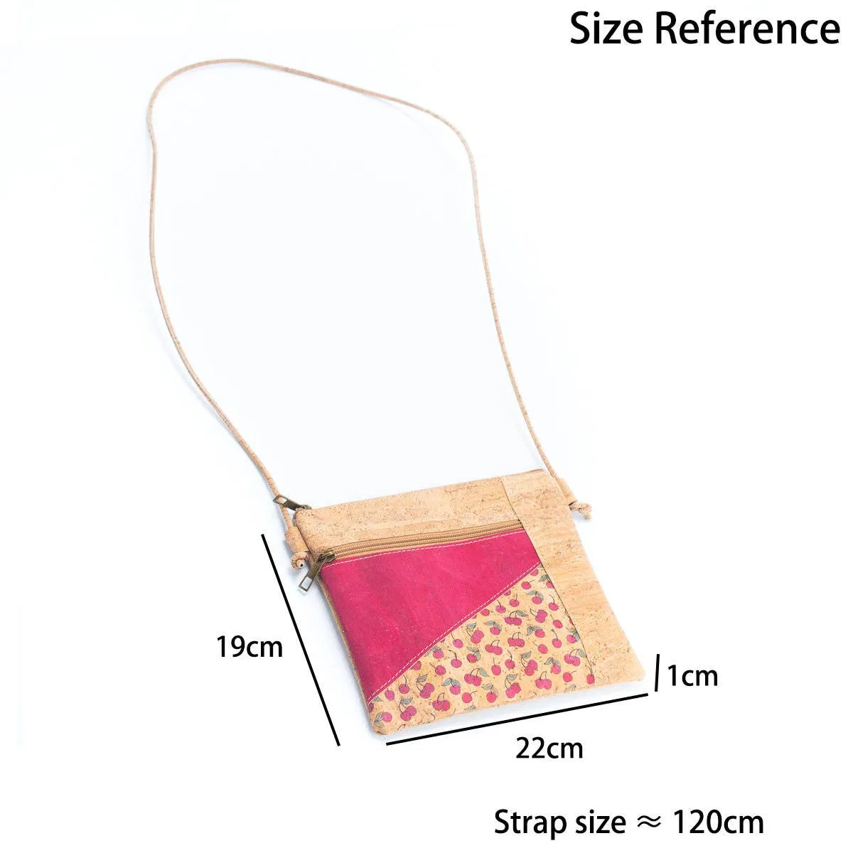 Women's Natural Cork Crossbody Bag  BAGP-225